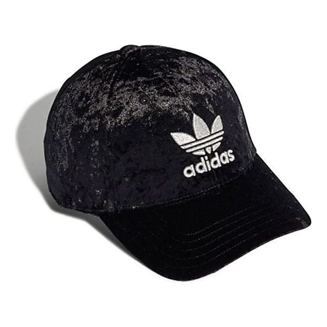 adidas Velour Baseball Cap 'Black' GD4504