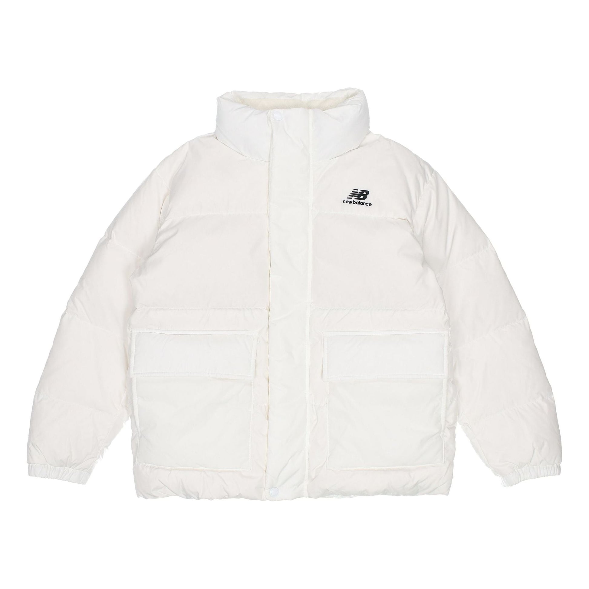 New Balance Essential Logo Puffer Jacket Asia Sizing 'White' NPA4E013-IV