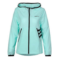 (WMNS) adidas neo Woven hooded Windproof Jacket Mint Green DM4150