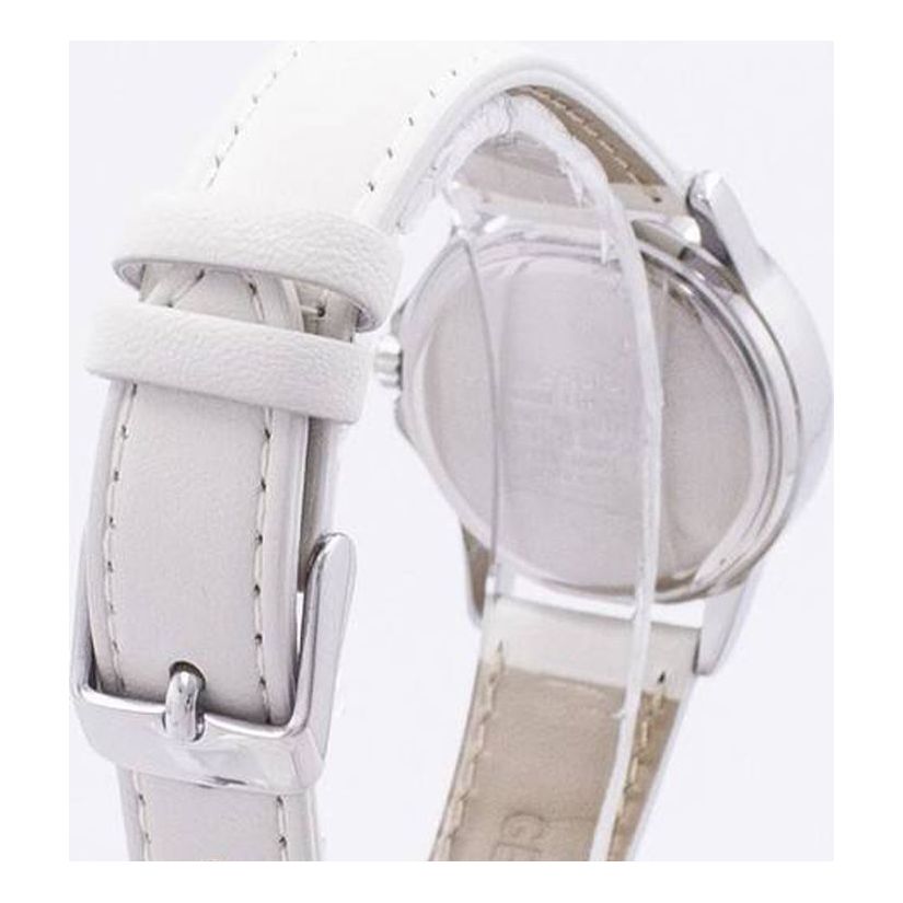 CASIO ENTICER Series Leather es Pink/Creamy CreamYellow Analog LTP-1391L-7A2