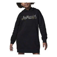 (GS) Air Jordan Take Flight Shine Pullover Dress 'Black' 35C893-023