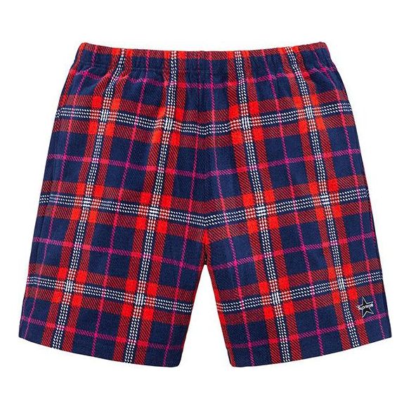 Supreme SS19 Plaid Velour Short Velvet Shorts Unisex Red SUP-SS19-10304