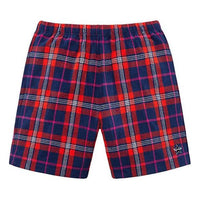 Supreme SS19 Plaid Velour Short Velvet Shorts Unisex Red SUP-SS19-10304