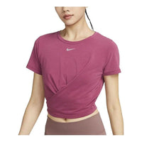 (WMNS) Nike Dri-FIT One Luxe Crop T-shirt 'Purple' DD4922-653