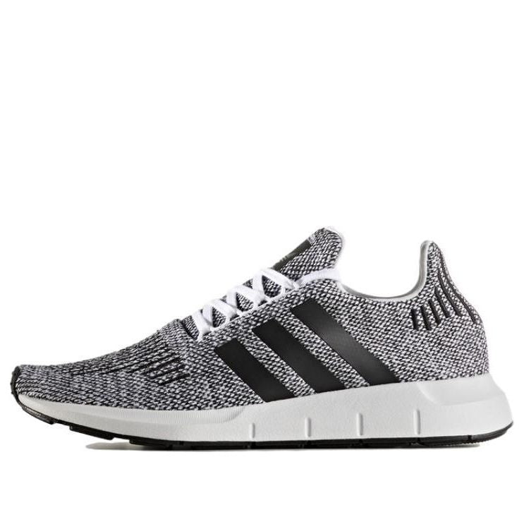 adidas originals Swift run Cozy Wear-Resistant Black 'Black White' DB0358