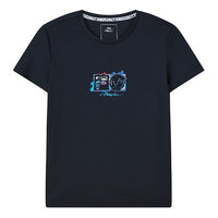 (WMNS) FILA x 3.1phillip lim Crossover Casual Sports Breathable Round Neck Pullover Short Sleeve Blue F11W126113F-NV