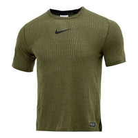 Nike Pro Dri-FIT Adv Training Sports Quick Dry Round Neck Short Sleeve Green DD1704-326