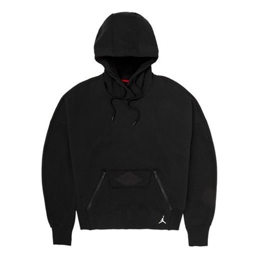 (WMNS) Air Jordan Wings Logo Drawstring US Edition 'Black' CQ6671-010