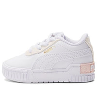 (TD) PUMA Cali Sport Casual Board Shoes White/Pink 374224-03