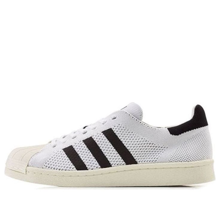 adidas Originals Superstar Boost Primeknit Sneakers 'White Black' BB0190