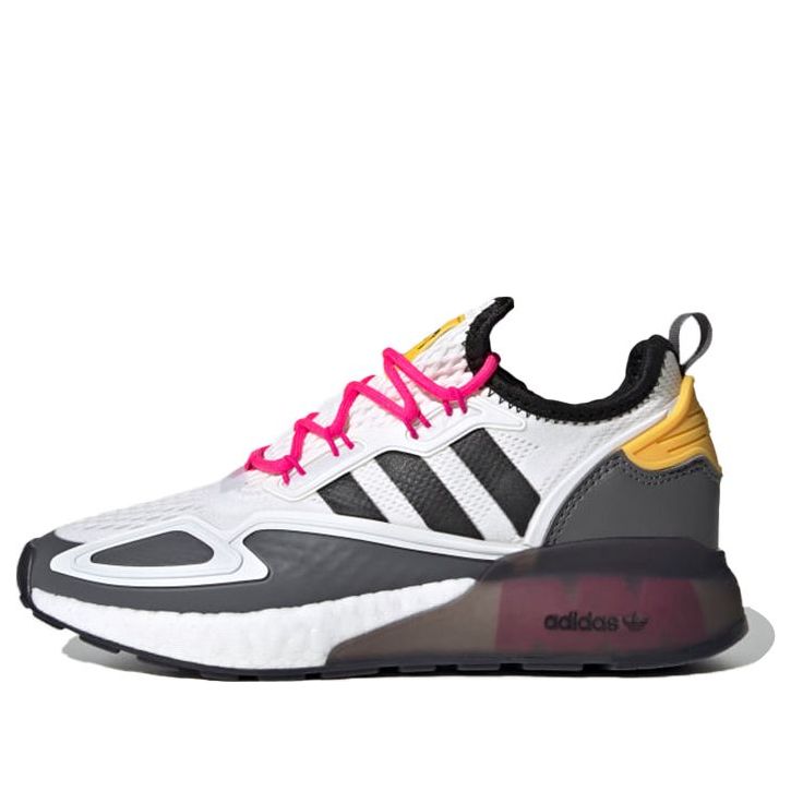 (GS) adidas Ninja x ZX 2K Boost J 'Time In - White Grey' FZ0481