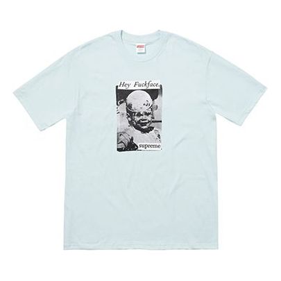 Supreme Fuck Face Tee Pale Blue SS18-0122