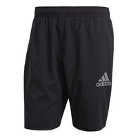 adidas Alphabet Logo Pattern Loose Elastic Waistband Sports Shorts Black GQ1090