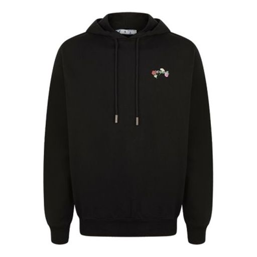 Off-White FW21 Alphabet Flower Ordinary Version Unisex Black OWBB035R21JER0031084-1