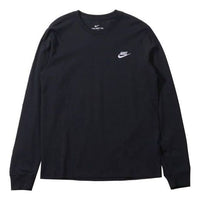 Nike Athleisure Casual Sports Round Neck Long Sleeves Black AR5057-010