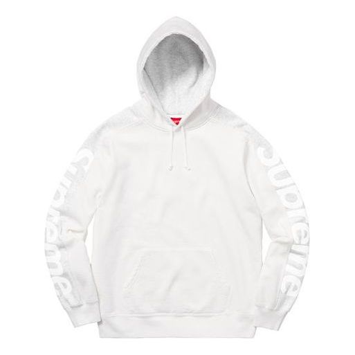 Supreme SS18 Sideline Hooded Sweatshirt White SUP-SS18-419