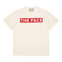 Gucci 'The Face' Cotton T-Shirt 'Off White' 565806-XJBCS-9577