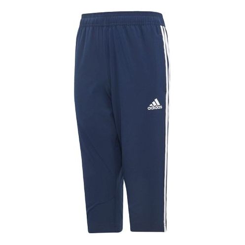 (GS) adidas YB Training 3-Stripes 3/4 Pants 'Blue' DV1419