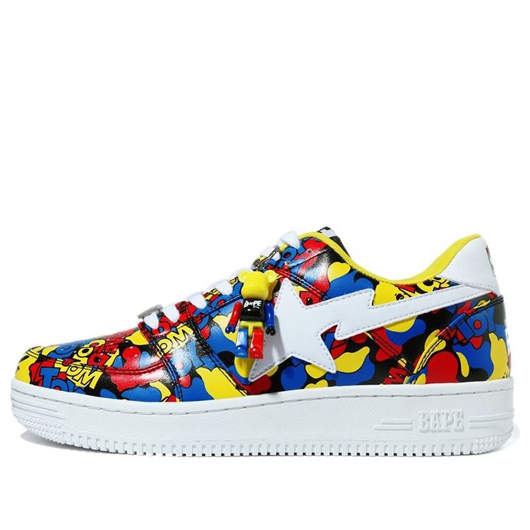 A BATHING APE Sta Low x Medicom Toy Yellow 1G73-191-912