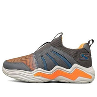 Skechers Lighted -KIDS Grey/Orange 400127L-CCOR
