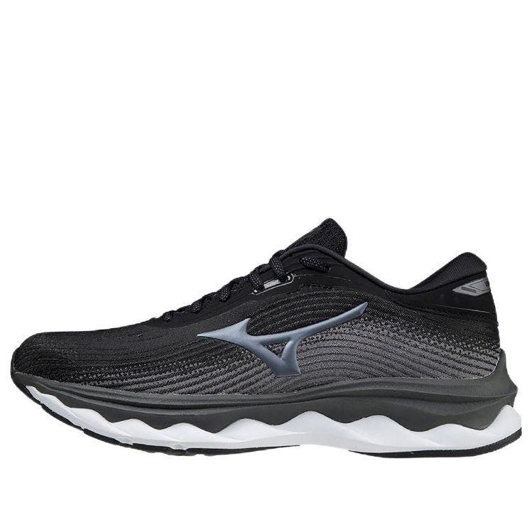 Mizuno Wave Sky 5 Wide Low Tops Black Gray White J1GD211252