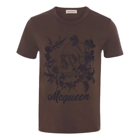 Alexander McQueen Deconstructed Floral Skull Tee 624177QPZ630904