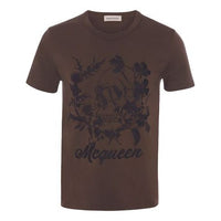 Alexander McQueen Deconstructed Floral Skull Tee 624177QPZ630904