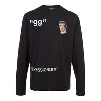 Off-White Impressionism T-Shirt Mens Logo Long Sleeve OMAB021R191850021088