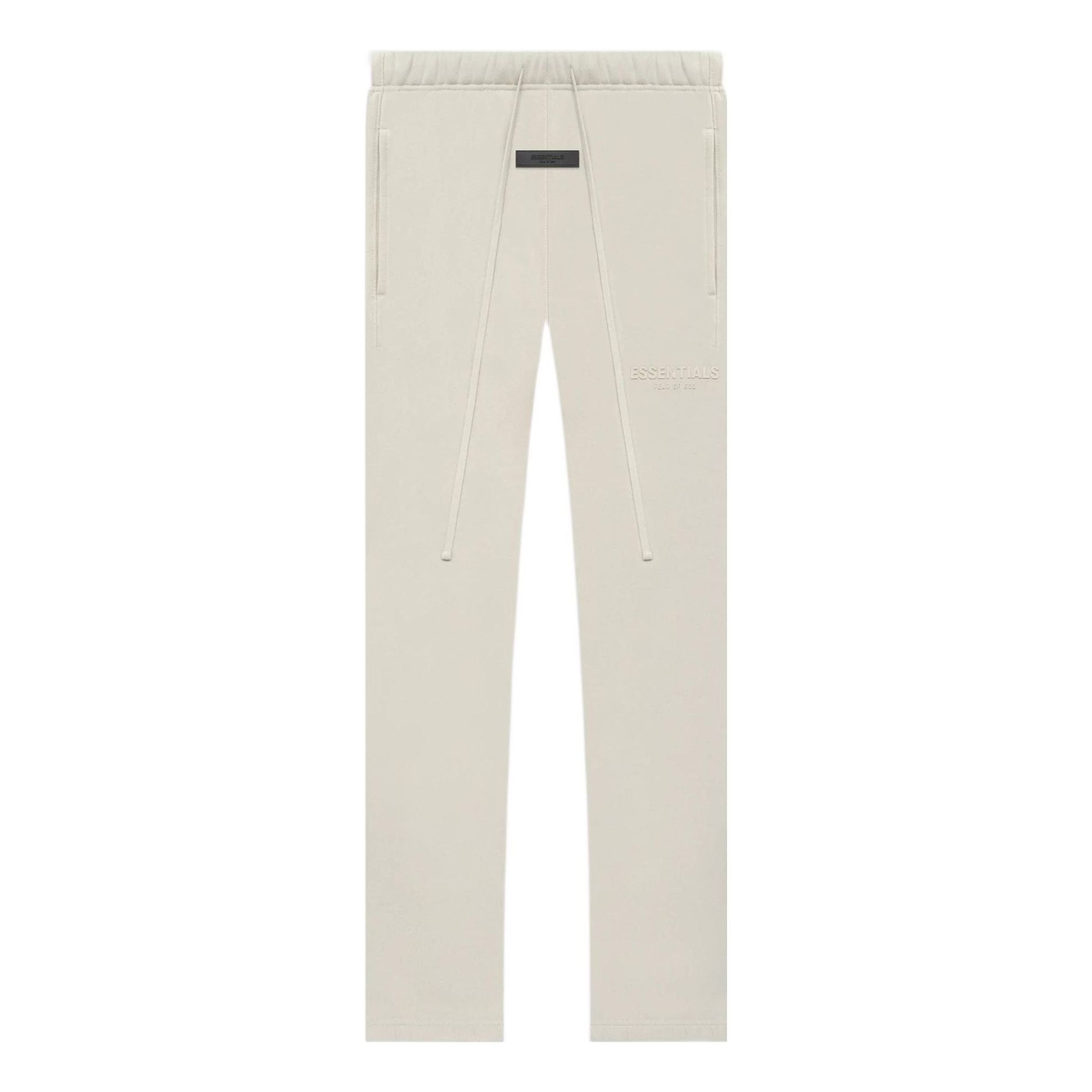 Fear of God Essentials SS22 Relaxed Sweatpants Wheat Logo FOG-SS22-105