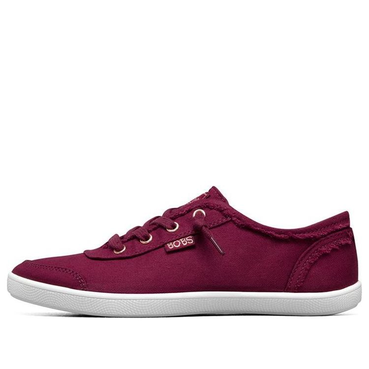 (WMNS) Skechers Bob's B Cute Low-Top Sneakers Deep-Wine 33492-BURG