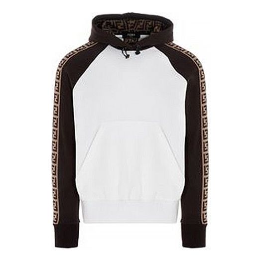 Men's FENDI Side Sleeve FF Colorblock White FAF588AD39F1BYP