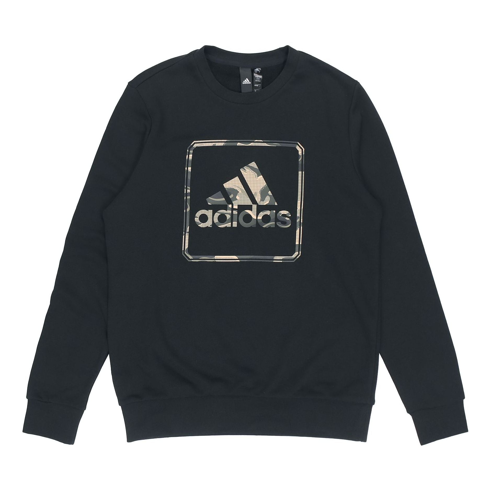 adidas MH Gfx Ft Bos Round Neck Logo Sports Black GM4477