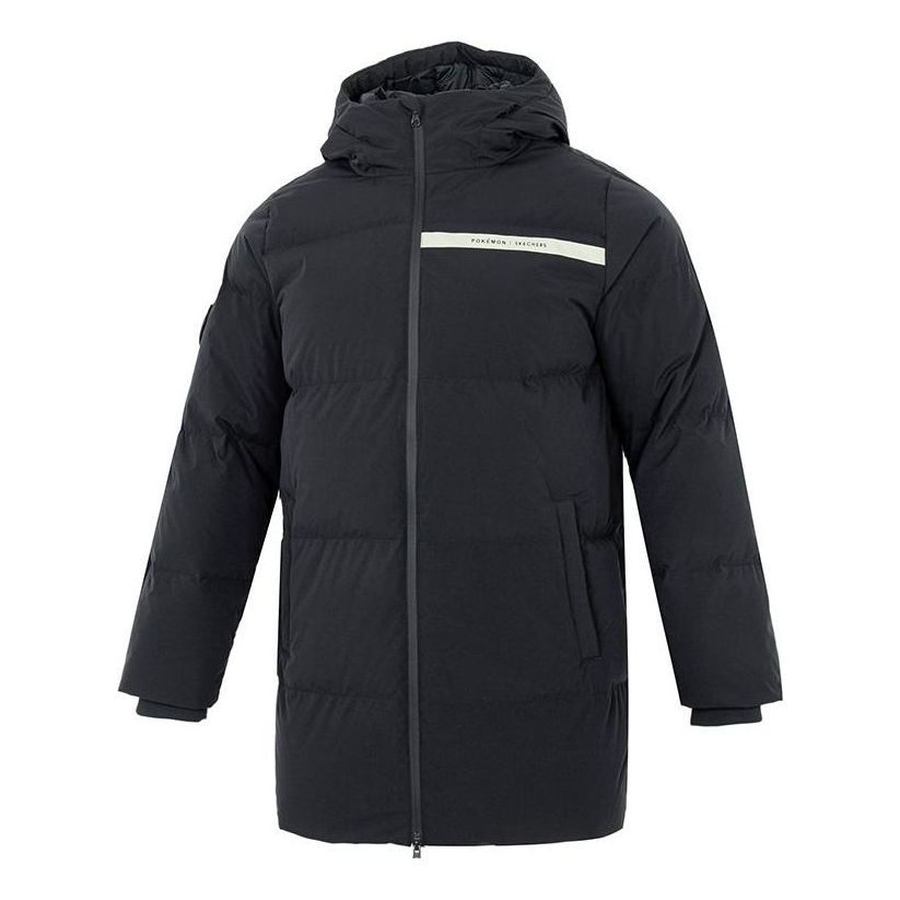 Skechers Casual Woven Jacket 'Black White' L422M052-0018