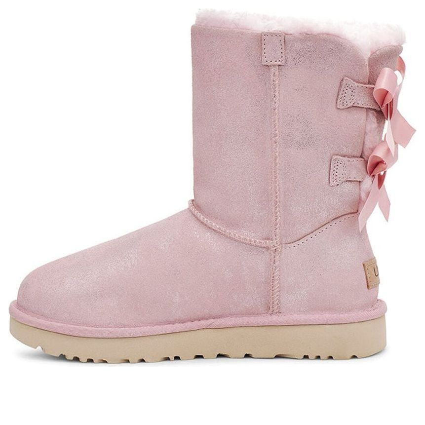 (WMNS) UGG Bailey Bow II Fleece Lined Pink 1112532-PCD