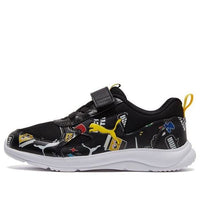 (PS) PUMA Fun Racer AC SportsRunning Shoes Black/Yellow/White 383575-01