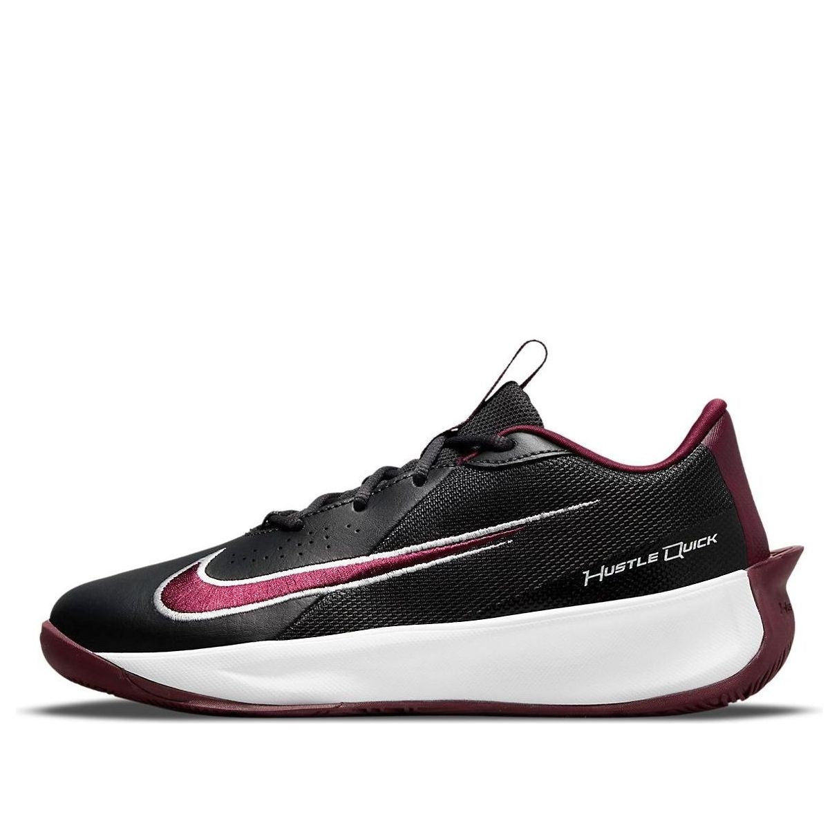 (GS) Nike Team Hustle Quick 3 'Dark Smoke Grey Dark Beetroot' DA2781-004