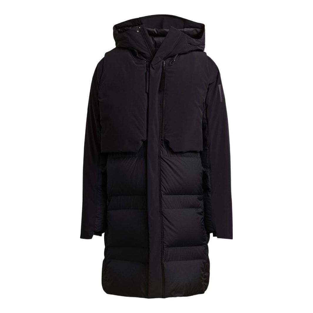 adidas x Pharrell MYSHELTER COLD.RDY multi-pocket hooded down jecket 'Black' GV1845