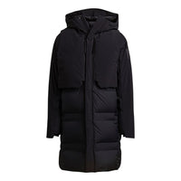 adidas x Pharrell MYSHELTER COLD.RDY multi-pocket hooded down jecket 'Black' GV1845