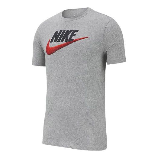 Nike Sportswear Tee Brand Mark Logo Casual Sport Round NeckShort Sleeve Men s Grey Gray AR4993-063