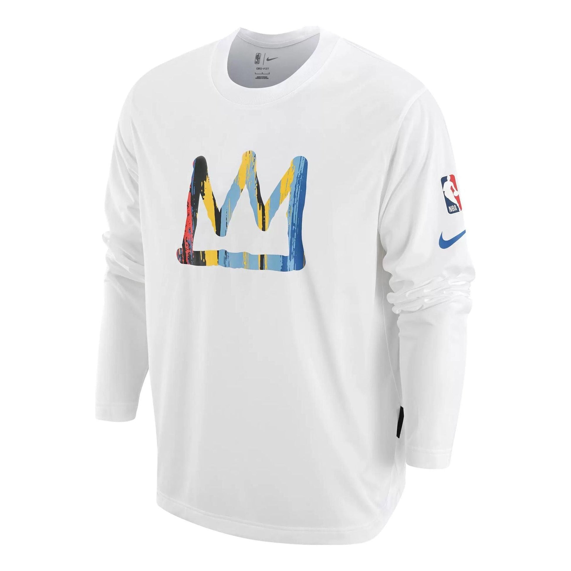 Nike x NBA Brooklyn NETS Long Sleeve 'White' DR2182-100