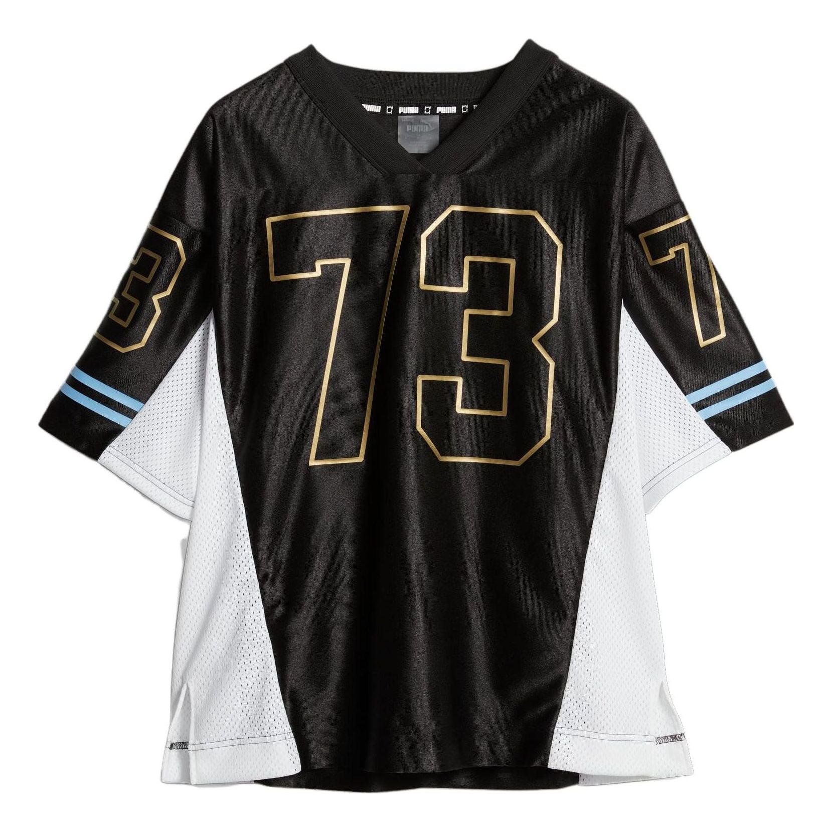 (WMNS) PUMA Gold Standard Basketball Jersey 'Black White' 622176-01