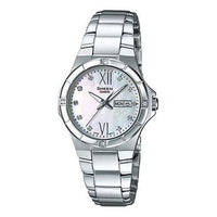 CASIO SHEEN Quartz Stainless Steel Strap Silver Analog SHE-4022D-7A