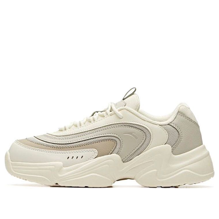 (WMNS) ANTA Life Series Sneakers 'White Grey' 121948823R-3