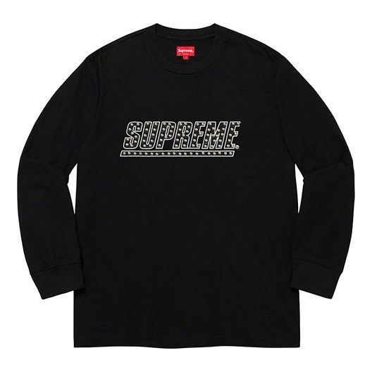 Supreme SS20 Week 4 Studded LS Top Logo Tee SUP-SS20-121