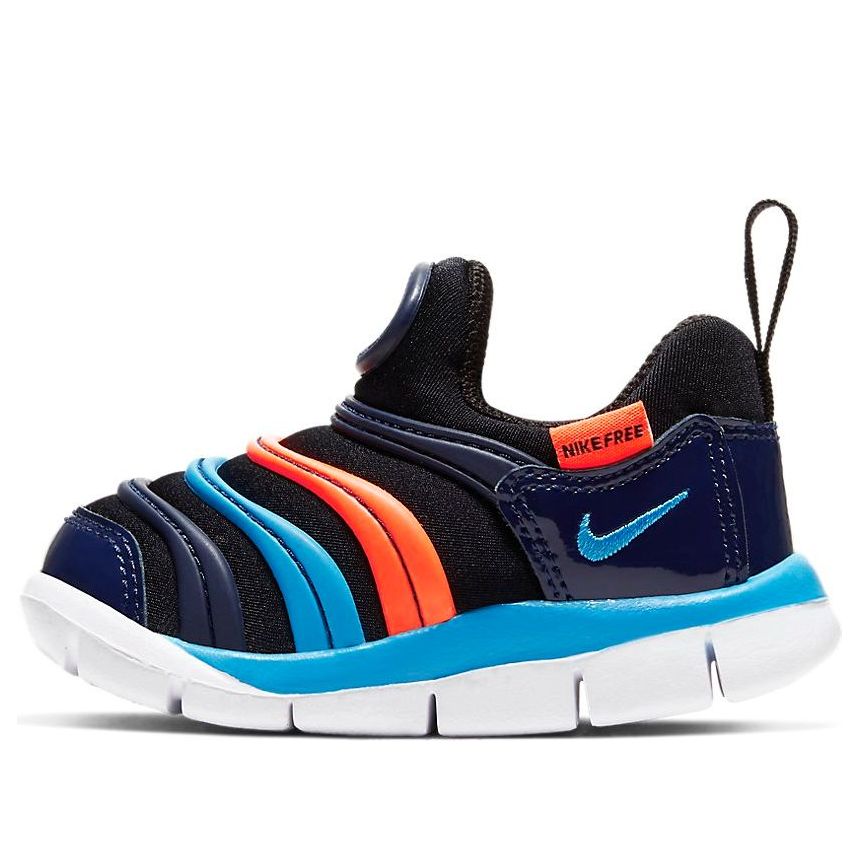 (TD) Nike DYNAMO FREE 'Black Dark Orange' 343938-022