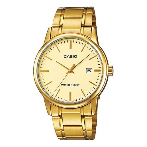 Men's CASIO STANDARD Series Retro Series MTP-V002G-9A Mens Gold Analog MTP-V002G-9A2021