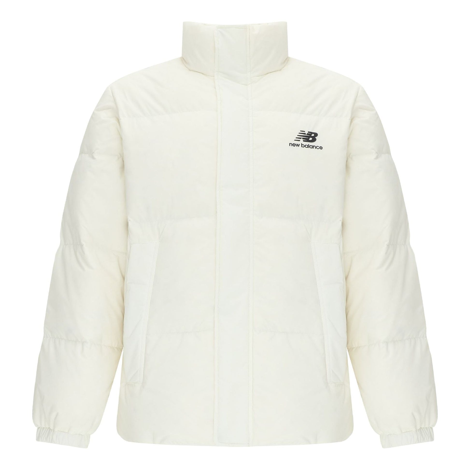 New Balance Logo Sports Down Jackets Asia Sizing 'White' AMJ24359-CIC