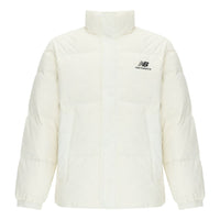 New Balance Logo Sports Down Jackets Asia Sizing 'White' AMJ24359-CIC