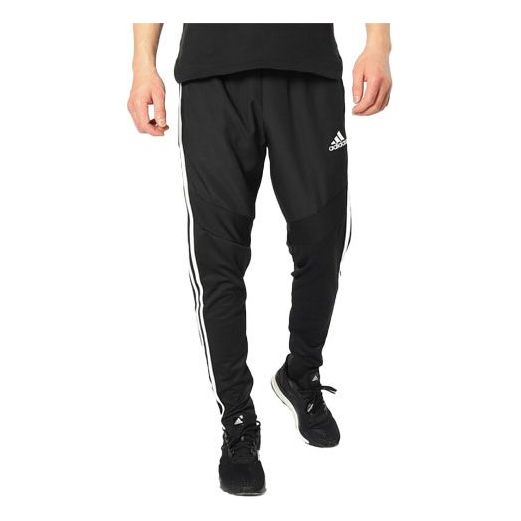 adidas Soccer/Football Training Knit Sports Long Pants Black D95959