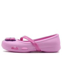 (PS) Crocs Lina Flat Small Casual Pink Sandals 205040-6I2